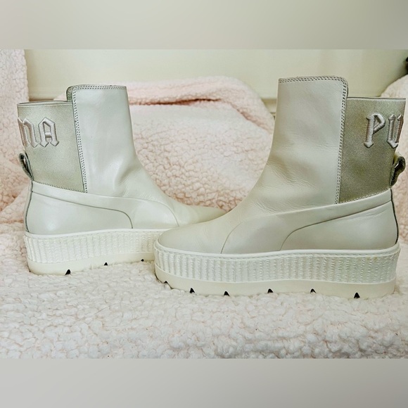 EUC PUMA x FENTY Rihanna Collection Chelsea Sneaker Boot Creepers Women’s 7.5 - Picture 5 of 10